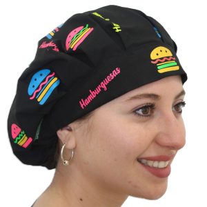 Gorro Negro Hamburguesas - Mujer